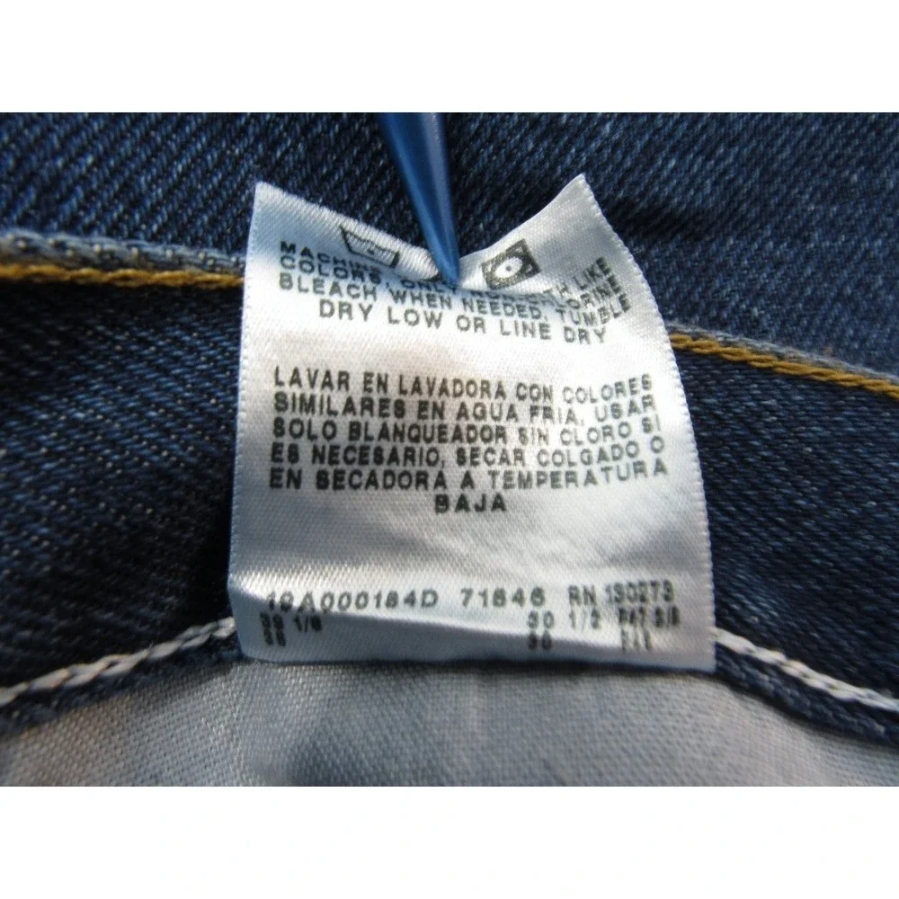 Wrangler Men's Jeans Relaxed Fit Denim‎ 36x30 Blue Cotton